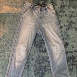 ultra high rise hollister mom jeans